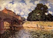 Alfred Sisley Bridge at Hampton Court oil painting artist